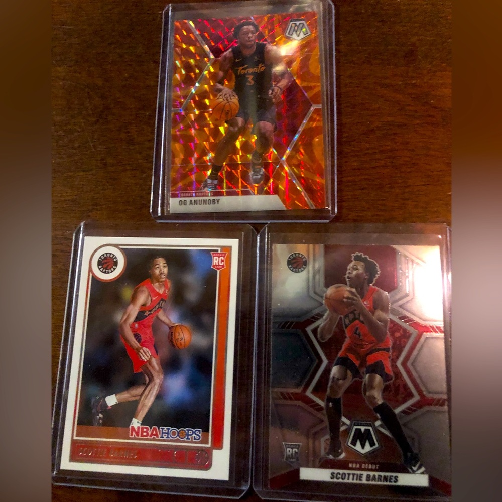 Toronto Raptors OG Anunoby Scottie Barnes Rookie card Lot RC Basketball